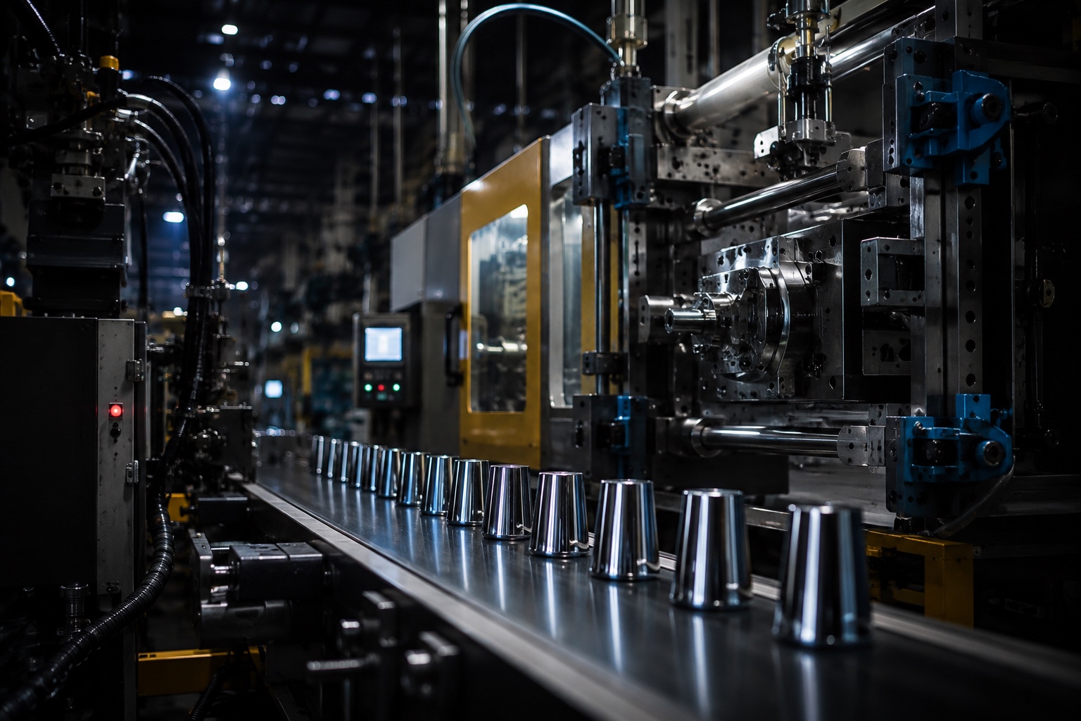 Produktion durch industriellen Kunststoffspritzguss
